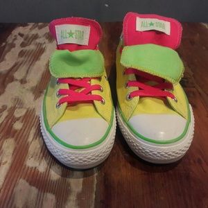 Neon Converse All Star Chuck women's 9, men's 7