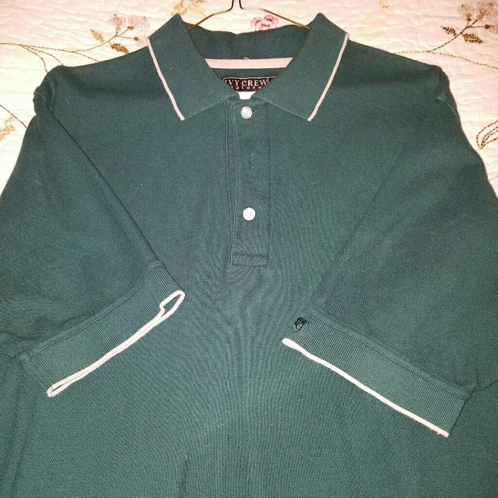 Men's Ivy Crew short sleeve polo Medium