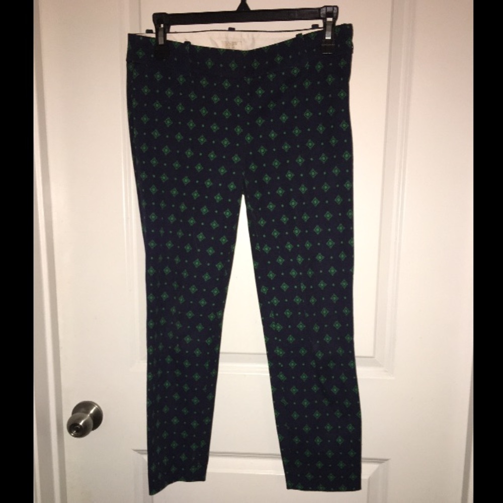 Skinny Printed Crop Pants