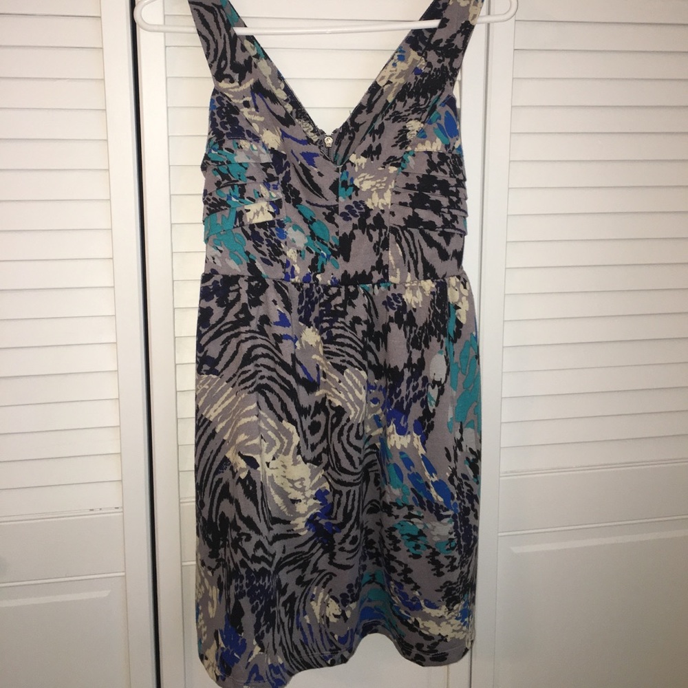 Patterned summer dress.