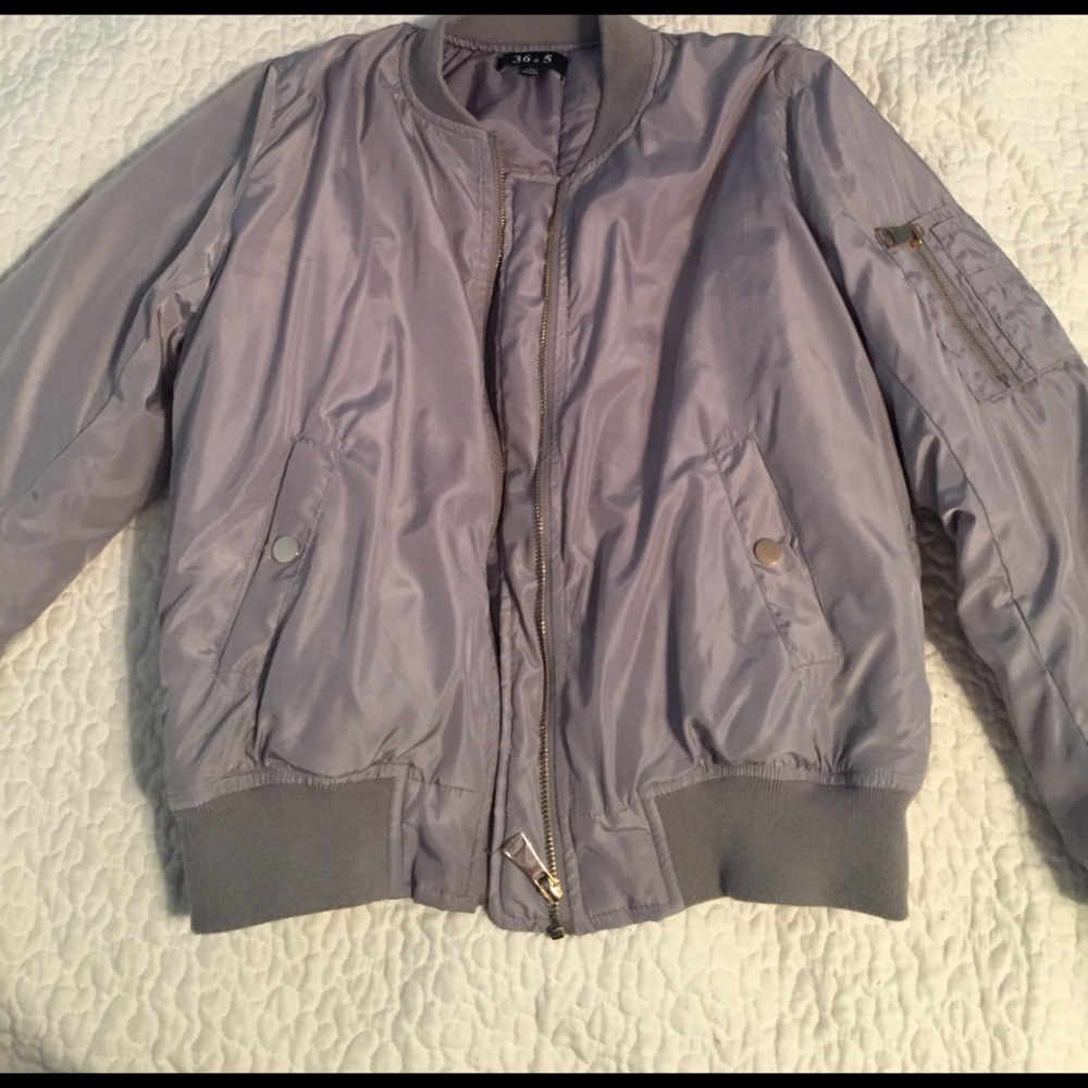 Grey Hot Miami Styles Bomber Jacket