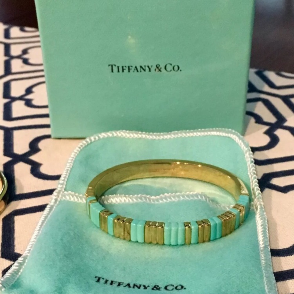 18k Blue & Gold Tiffany's Cuff - RESERVED