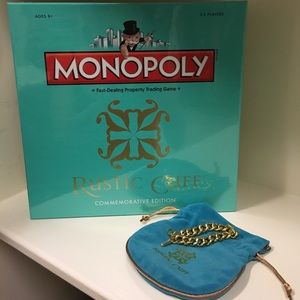 Rustic Cuff charm bracelet, monopoly set