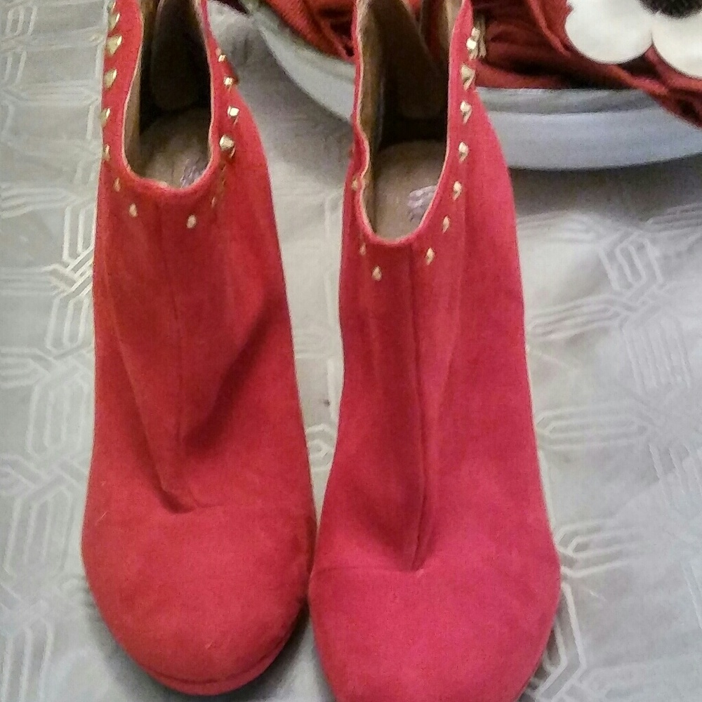 Red booties