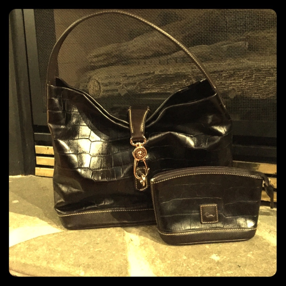 Dooney & Bourke Large Croc set