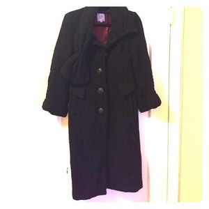 Nanette Lepore long black coat