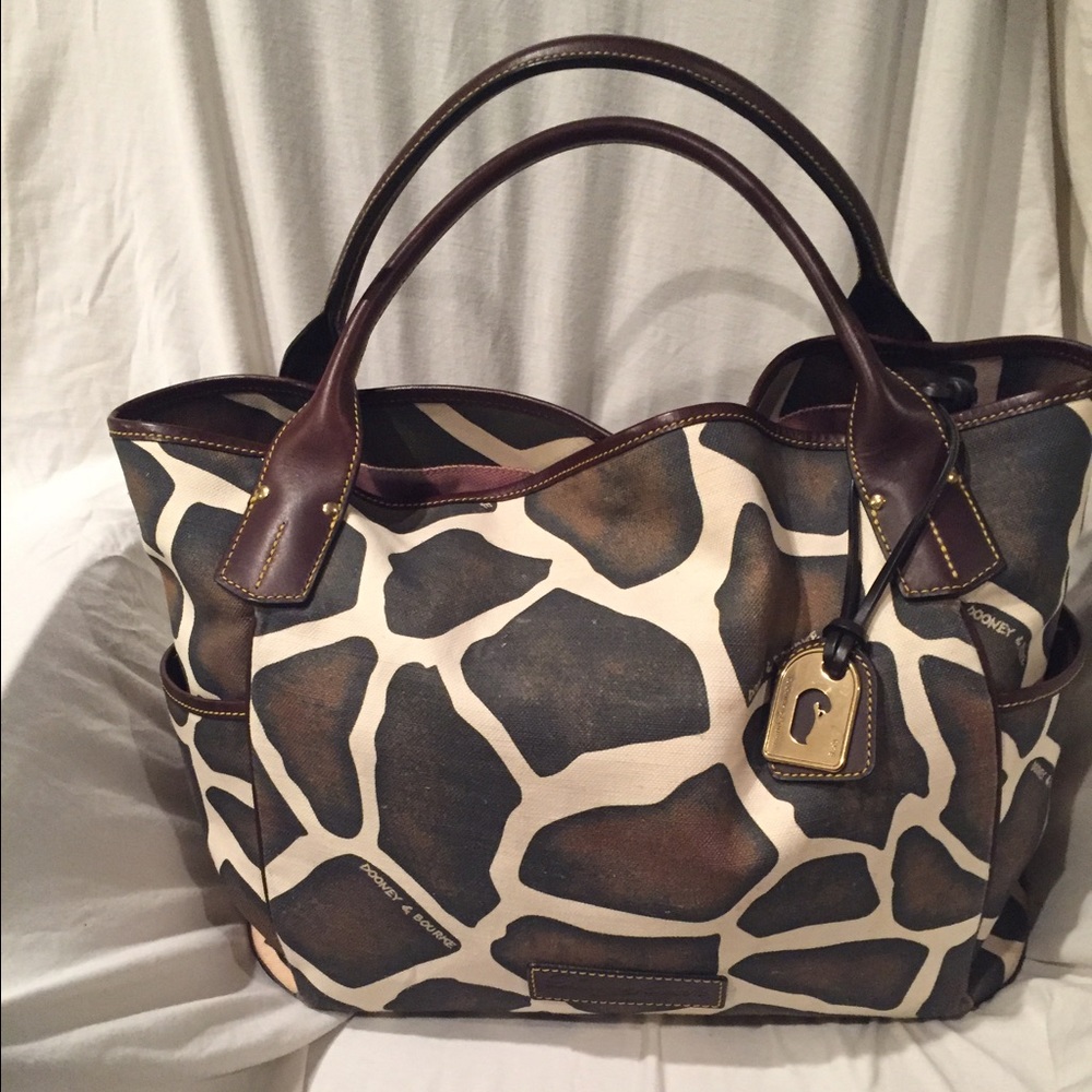 Dooney & Bourke Large Giraffe Print Tote
