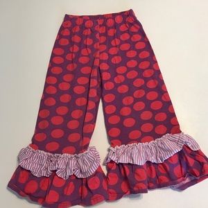 Jelly the Pug ruffle pants