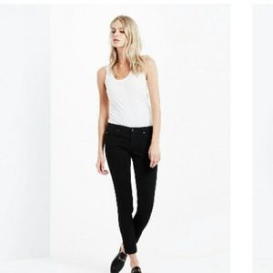AG The Legging Ankle in Black