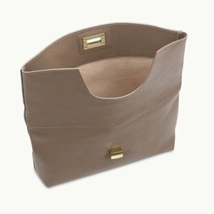 GiGi New York Bags - GiGi New York Claire Clutch in Taupe GiGi New York Bags - GiGi New York Claire Clutch in Taupe