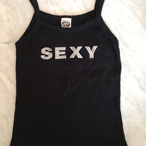 Sexy rhinestone Tank top