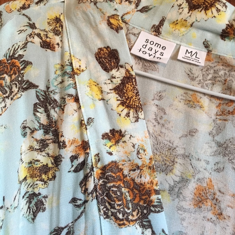 SomeDays Lovin Kimono NWOT