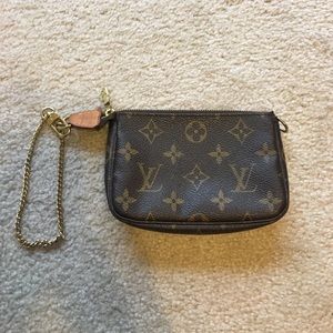 Authentic Louis Vuitton mini pochette.