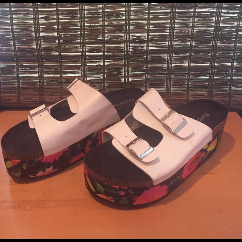 Floral print Platform Sandals