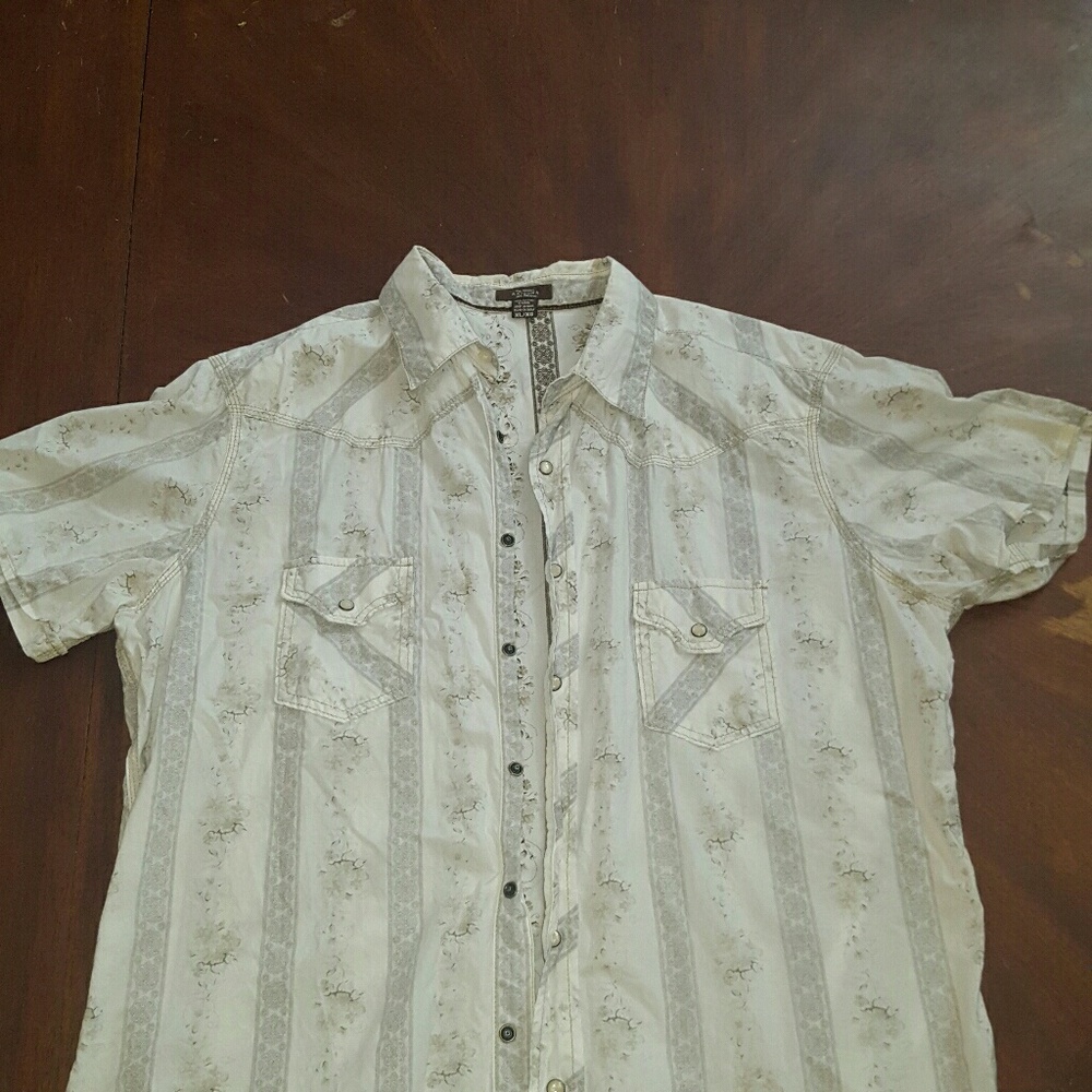 Men's button down shirt.