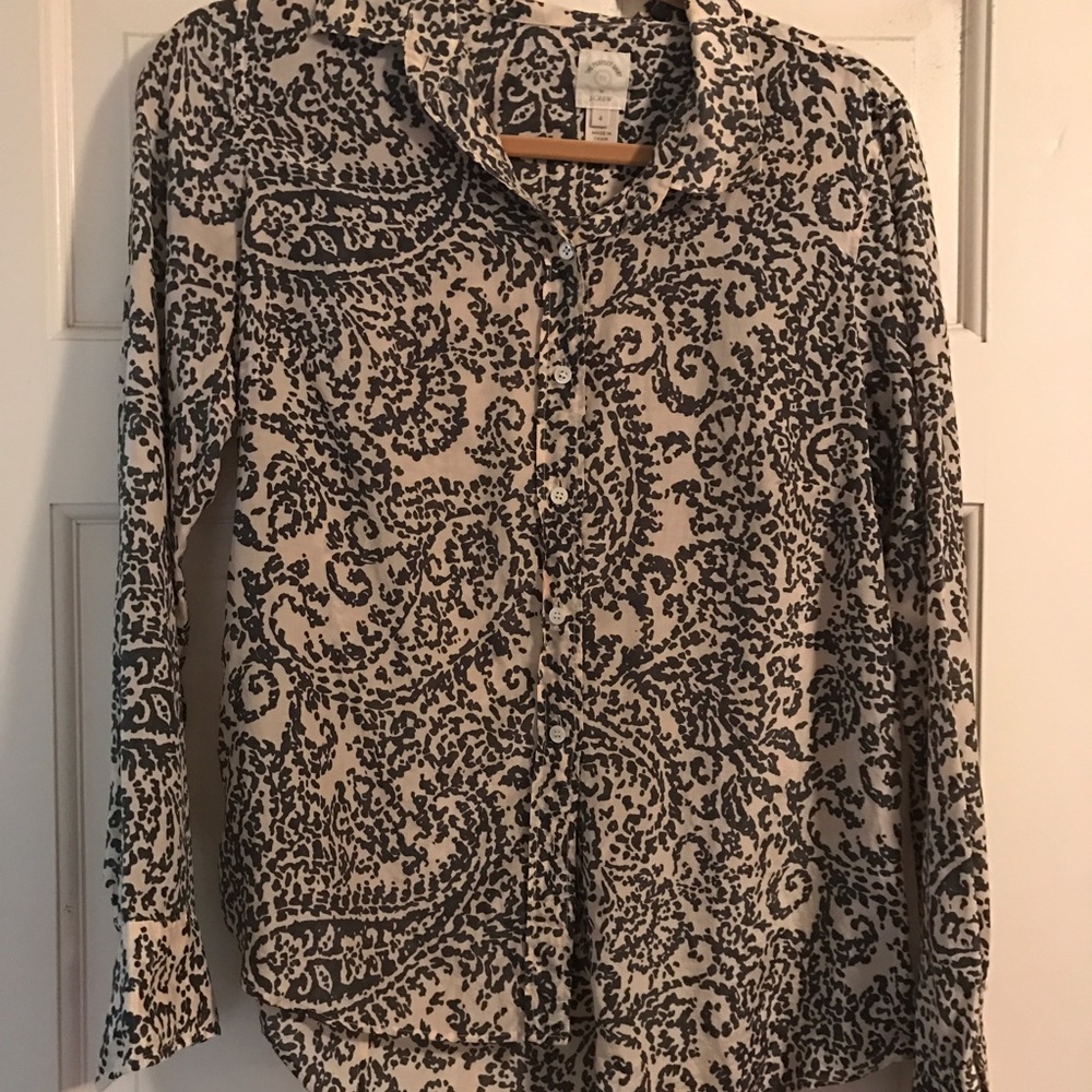 J.Crew printed shirt