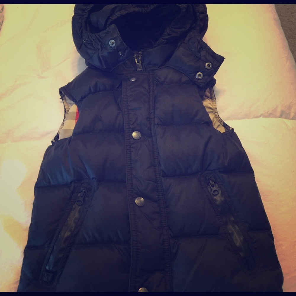 Kids Burberry bubble vest