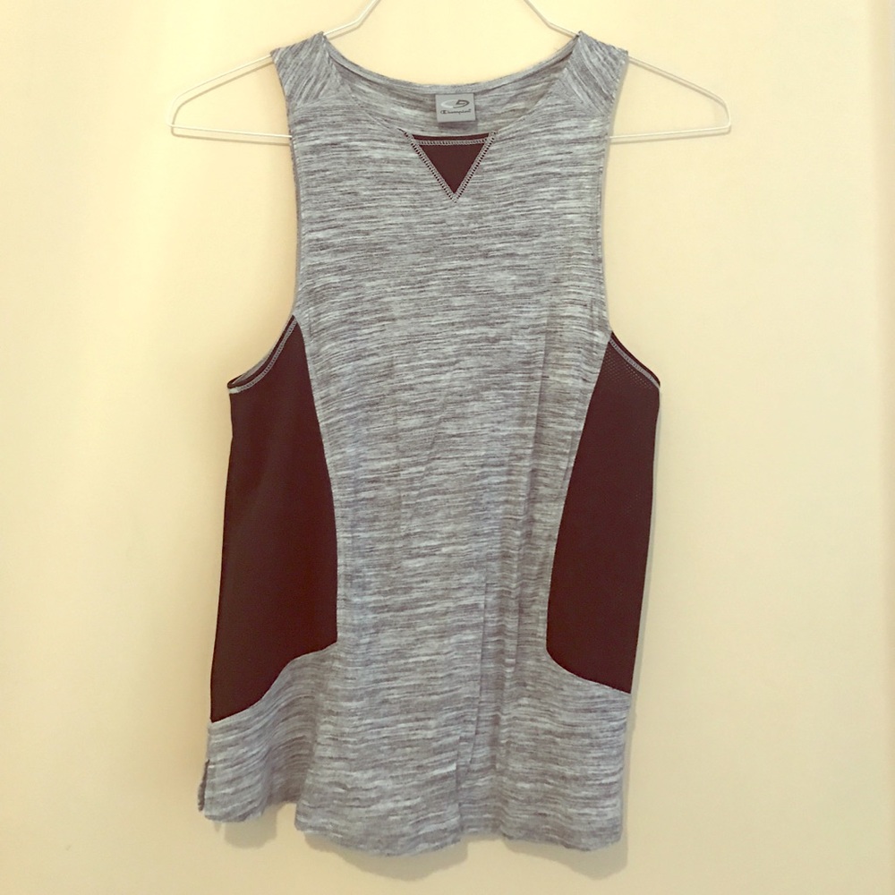 Grey and black workout tank!