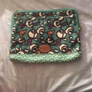 Fossil iPad carrier 10 inch wide 7.5 high