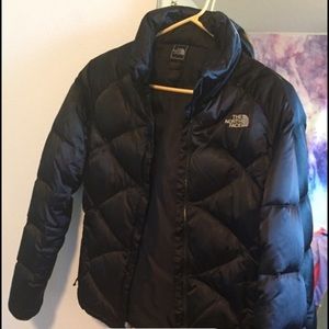 North Face down puff coat EUC!!!