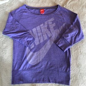 Purple Nike top