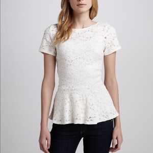 VELVET brand lace peplum