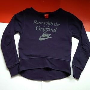 Nike women Hi-low long sleeve top