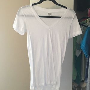 White Victoria's Secret V neck