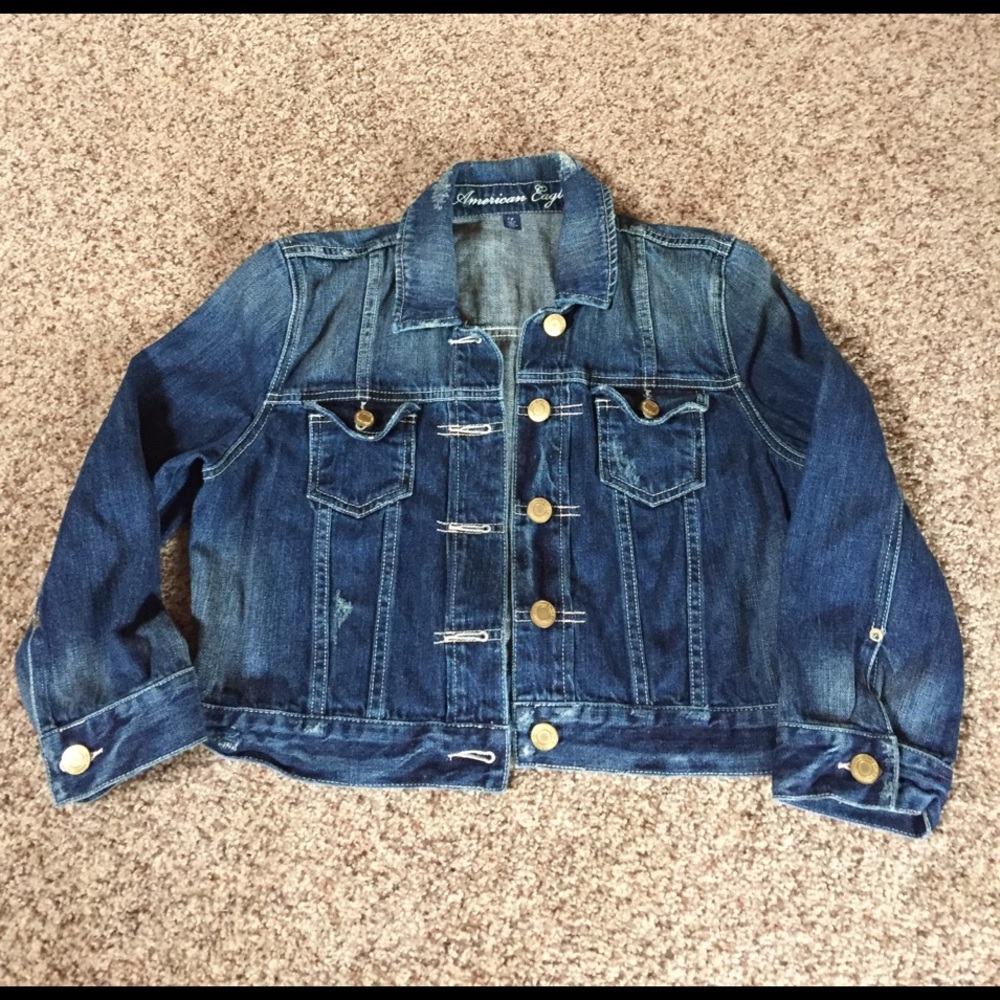 American Eagle Denim Jacket- Size Large