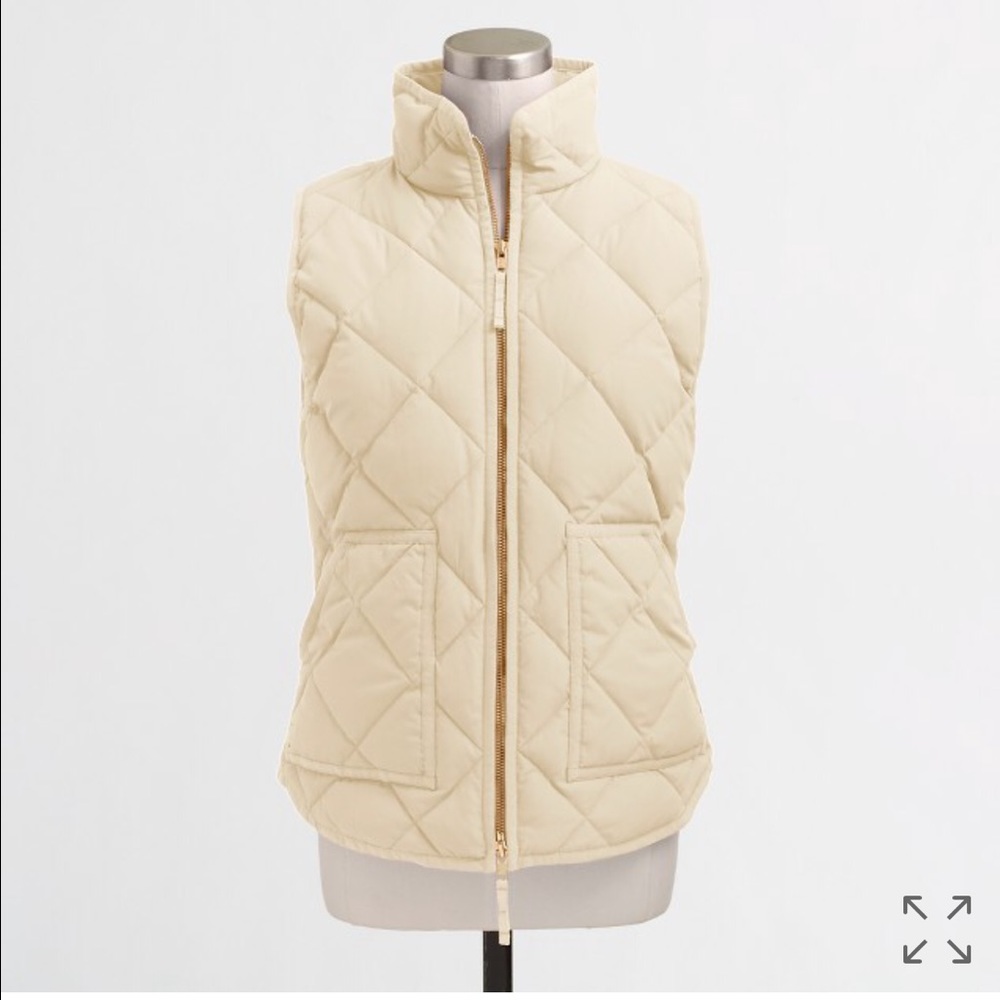 J. Crew quilted puffer vest. NWT