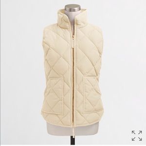 J. Crew quilted puffer vest. NWT