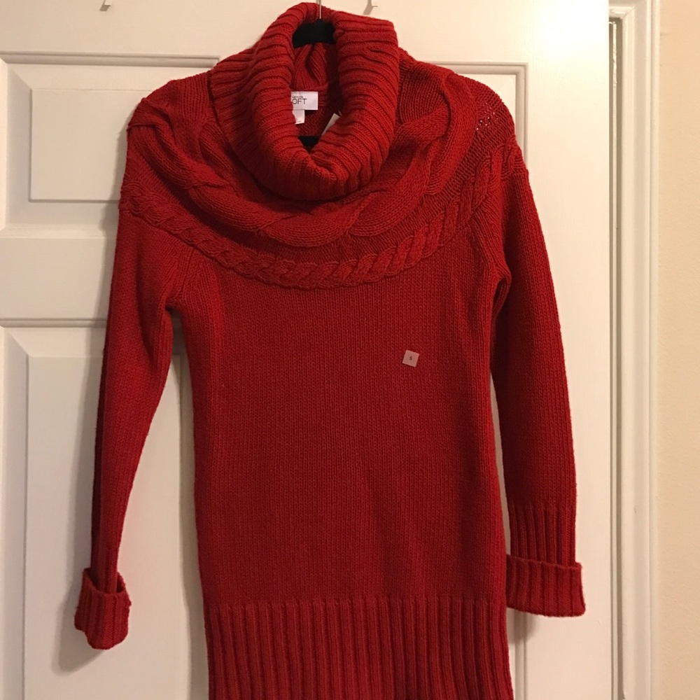 Ladies red sweater