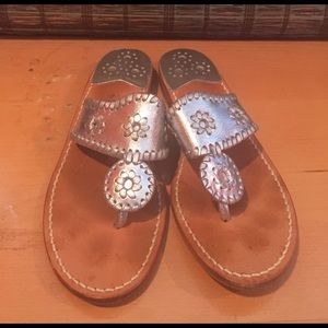 Jack Rogers Metallic Sandals