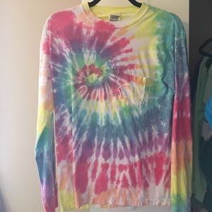 Ivory Ella tie dye long sleeve shirt