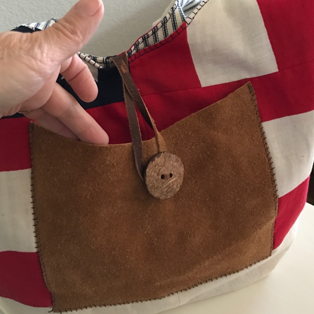 🇺🇸 Handmade American Flag purse 🇺🇸 - Picture 3 of 4