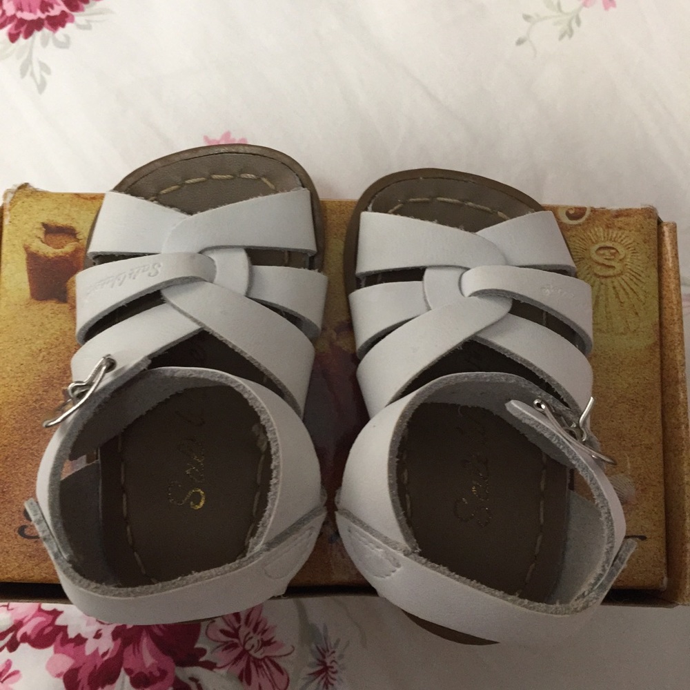 Toddler salt waters.