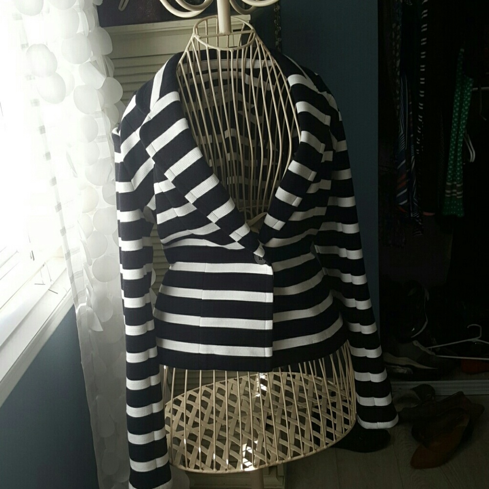 Striped blazer
