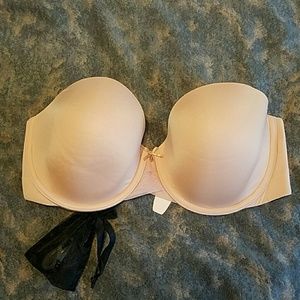 Victoria's secret lined strapless bra, 34dd