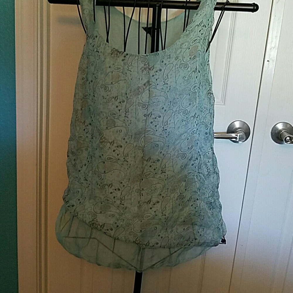 Cute sheer spring tank