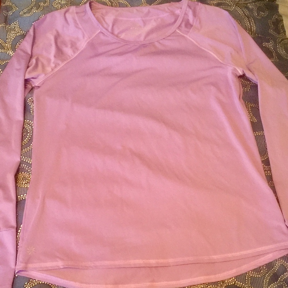 Athleta long sleeve workout top