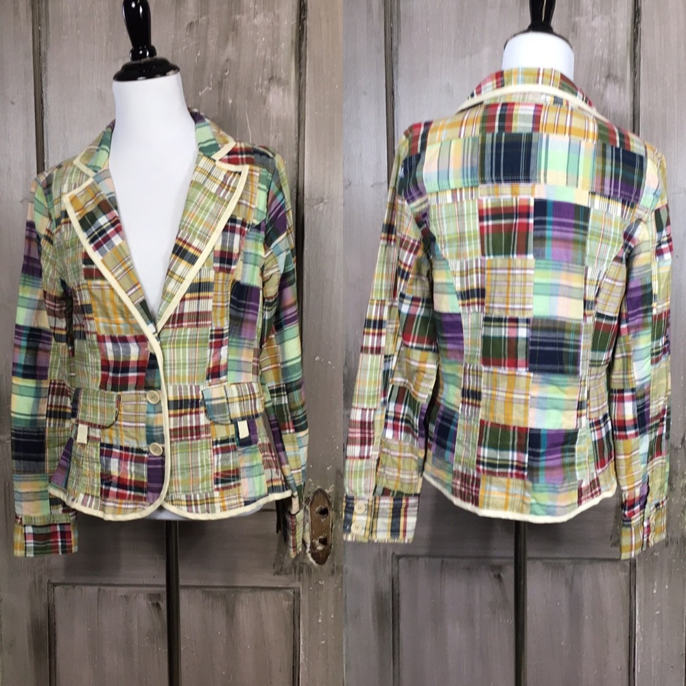 Multi-Color Patchwork Jacket - image 1