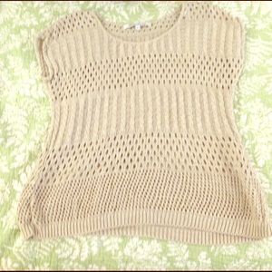Crocheted top by American rag!