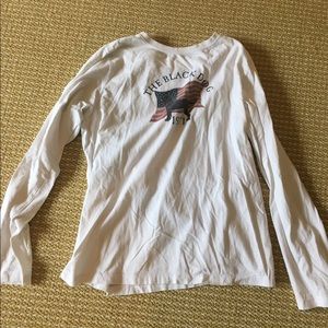 The Black Dog White Long-Sleeve Tee