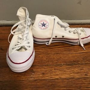 White High Top Converse