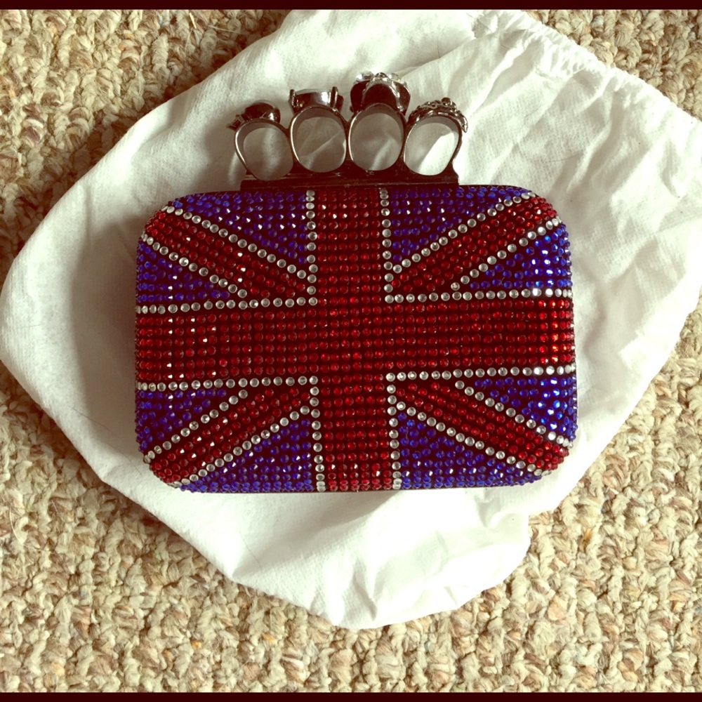 British Flag Knuckle Duster Clutch