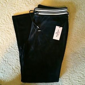 Juicy Couture Lurex Bootcut Velour Pants