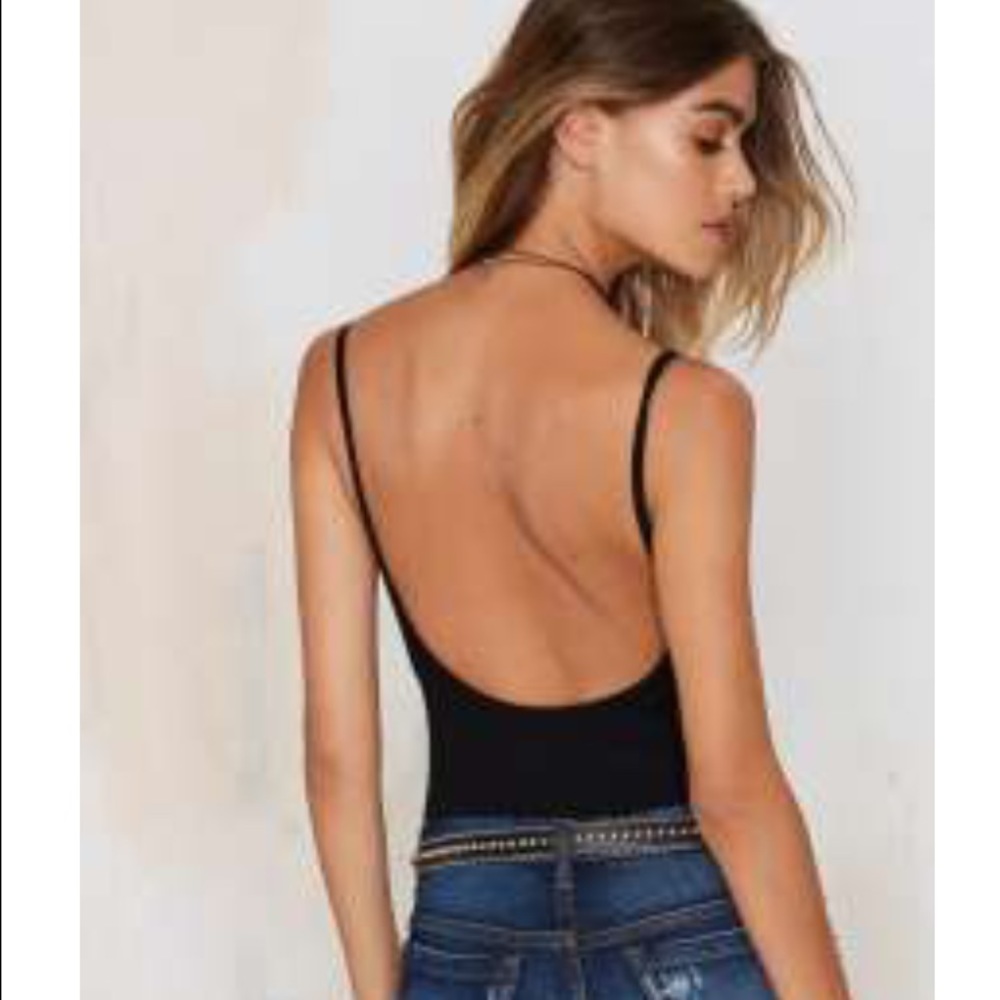 Nasty gal thong backless body suit
