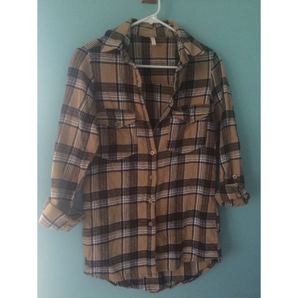 Plaid button up
