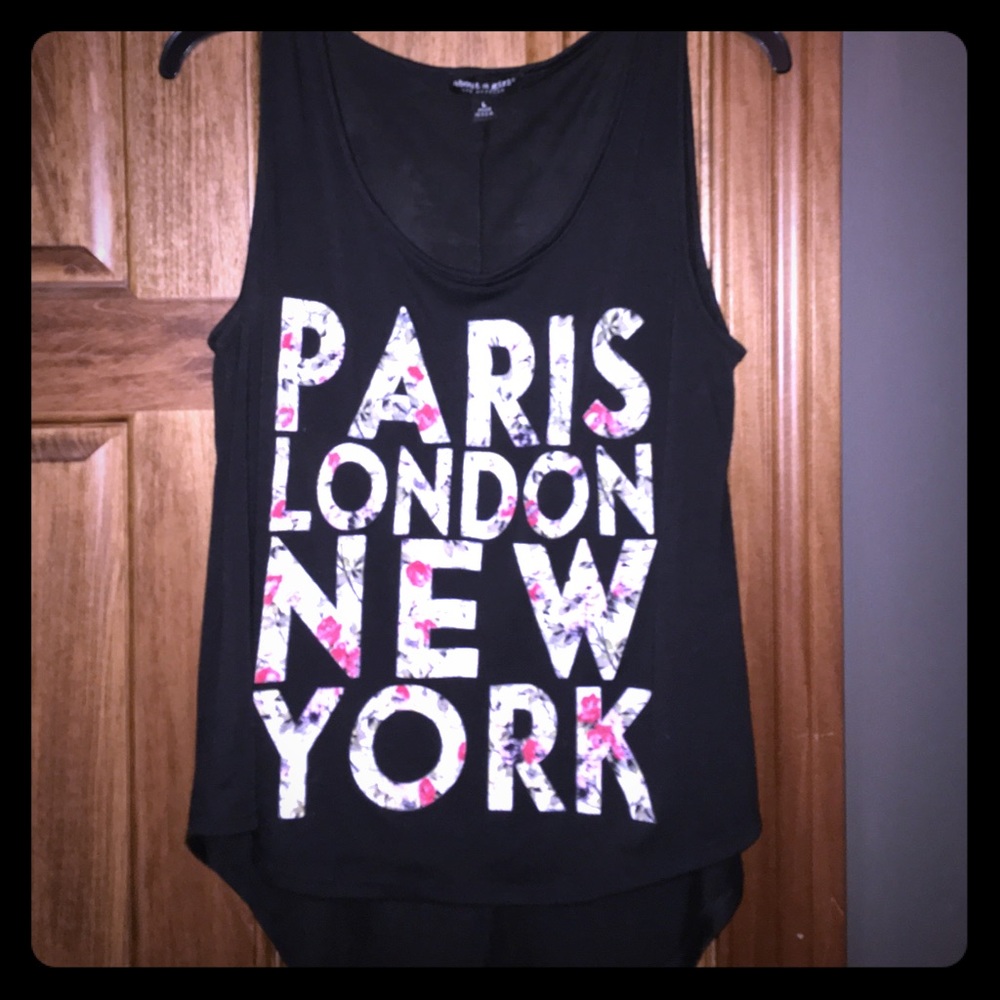 Very cute Black tank top size large