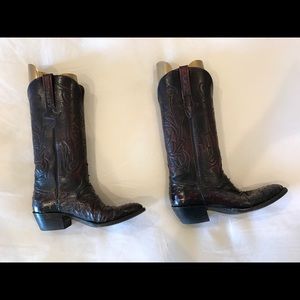 Lucchese womens ostrich boots